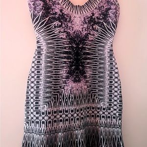 Authentic Herve Leger Ivana Scoop Neck Sleevless Dress - Size S
